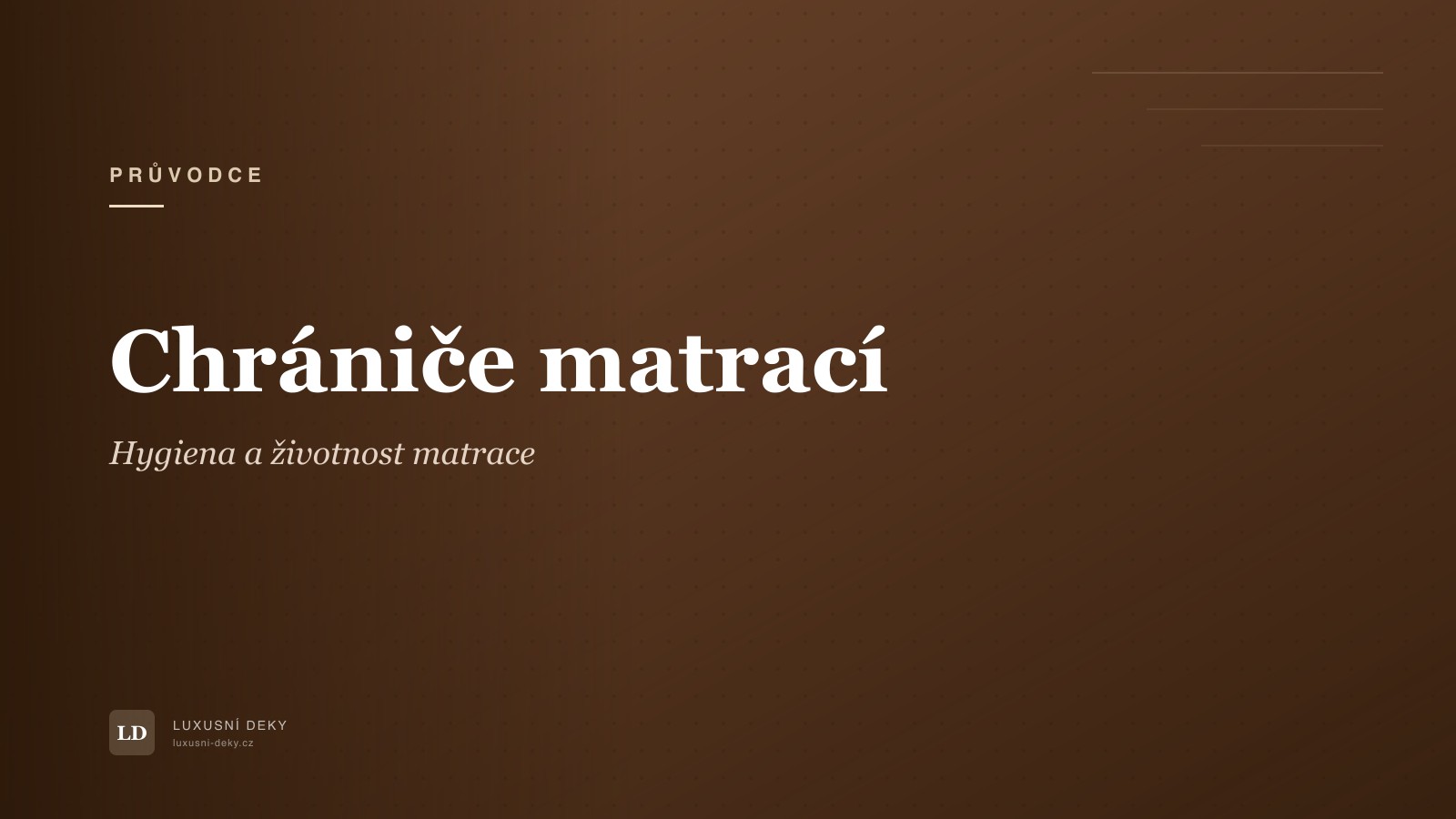 Chránič matrace vs. nepromokavý povlak: co opravdu potřebujete